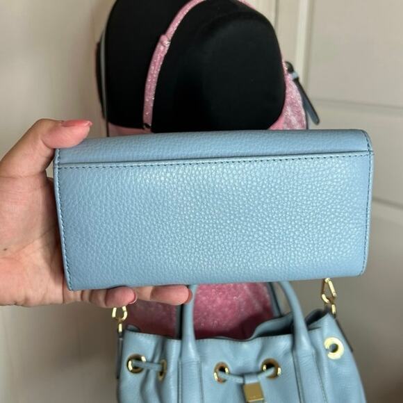 °｡⋆♡ Michael Kors Blue Handbag & Wallet (HB-15) - Picture 11 of 14